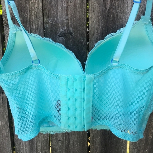 💐 lacy aqua bra - Picture 2 of 6